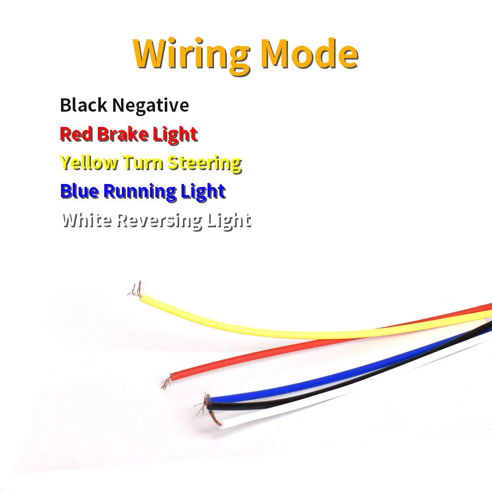 2 Stück Hochleistungs-LED Universal-LKW-Rücklicht Bremslicht Blinker Rückfahrlicht Wasserdicht 12V/24V für Lastwagen Anhänger Wohnmobile – Detail 8