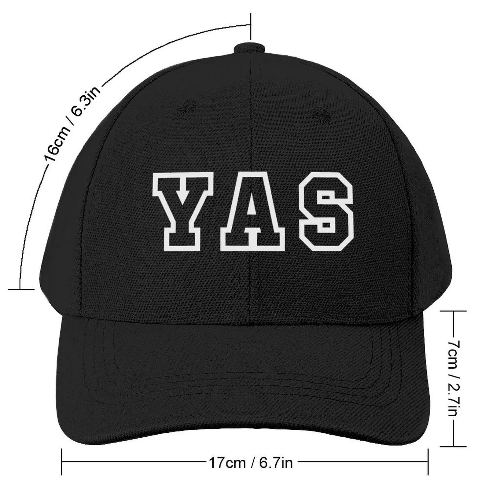 YAS College Sorority / Fraternity Parody YAS GIRL YAS HUNTY Baseball Cap Fishing cap Golf Hat Man Girl'S Hats Men's