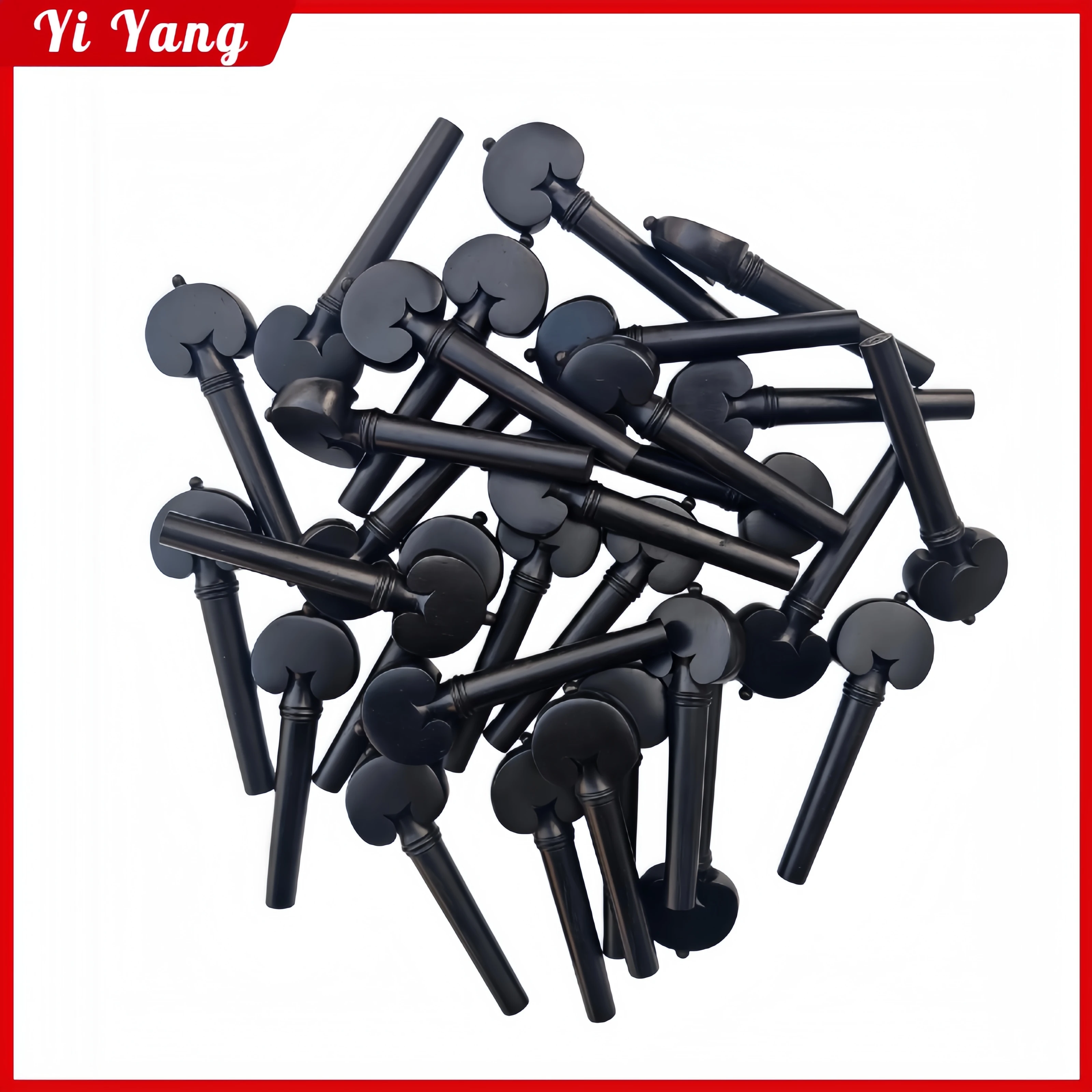 

20pcs good quality Ebony Violin Tuning Pegs 4/4 full size, violin parts accessories