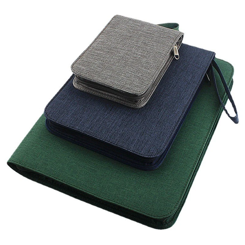 P+ 10/24/48 Slots Canvas Fountain Pen Case Roller Pencil Display Holder Storage Bag