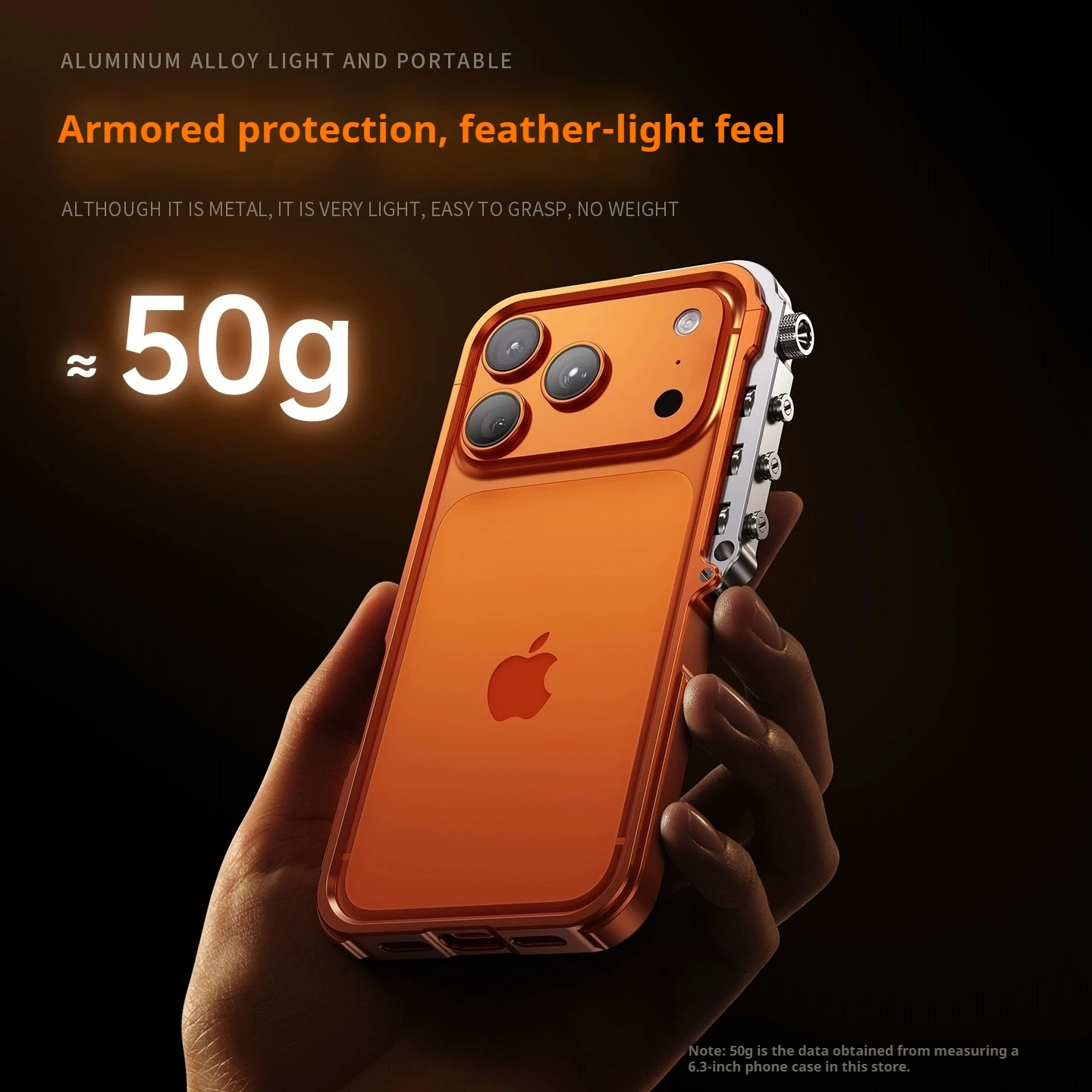 Metalowa obudowa ze stopu aluminium do iPhone'a 17 Air 16 15 14 13 Pro Max Plus Cyberpunk Punk Odprowadzająca ciepło, odporna na wstrząsy — zdjęcie produktu 5
