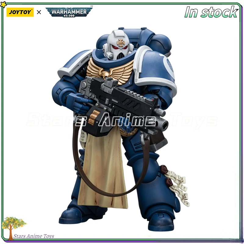 

Оригинальная модель 1/18, фигурка JOYTOY Warhammer 40000, Ultramarines Sternguard, ветеран с автоматической винтовкой