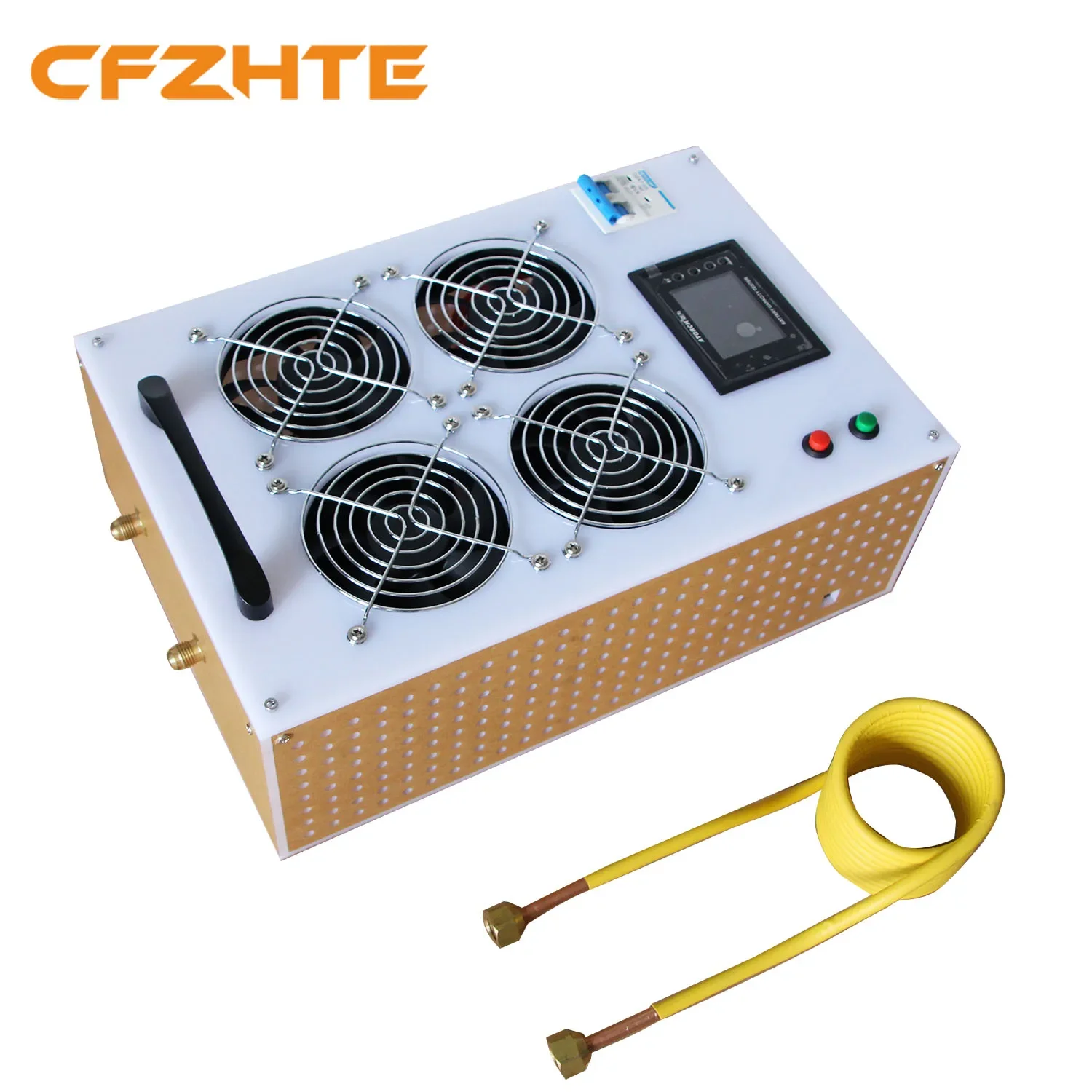 

5000W High Frequency Induction Heater Induction Heating Machine Metal Smelting Furnace with power supply