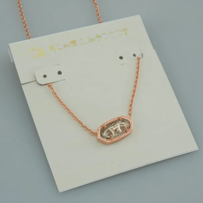 KS اتجاهات الموضة الأوروبية والأمريكية، قلادة قصيرة حلوة وجديدة وبسيطة، بيضاوية الشكل من العقيق الأزرق الفاتح والكريستال الجير