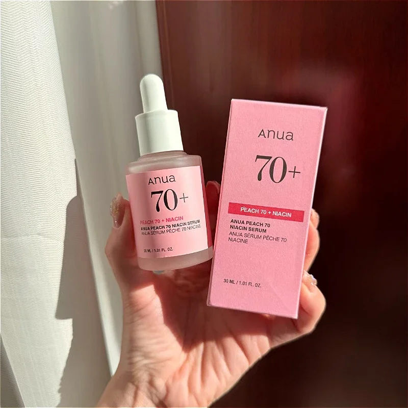 

Quality Product Anua Peach Repair Moisturizing Mild Nicotinamide Brightening Essence 30ml Cosmetics