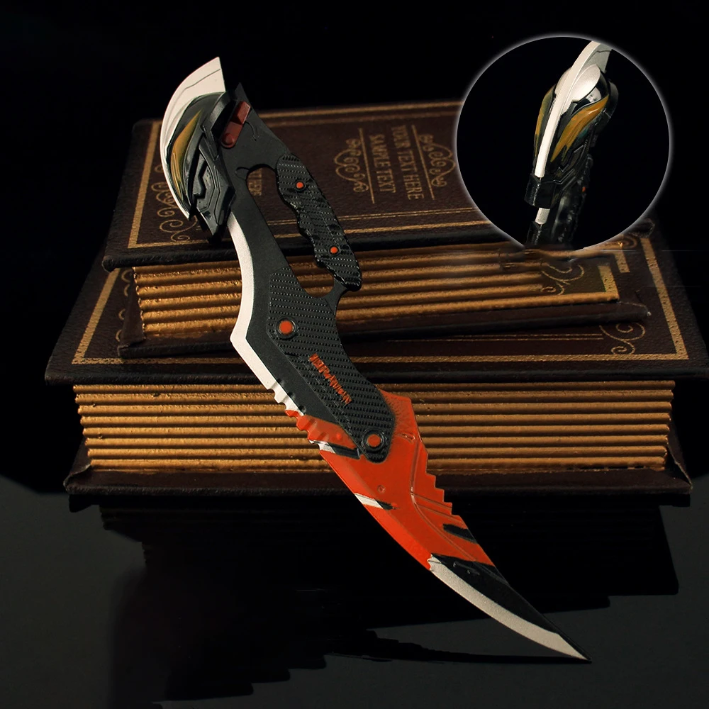 22Cm Arena Breakout Game Belia Twilight Melee Wapens Perifere Katana Metalen Model Collectie Ornamenten Ambachten Gift Speelgoed Voor jongen