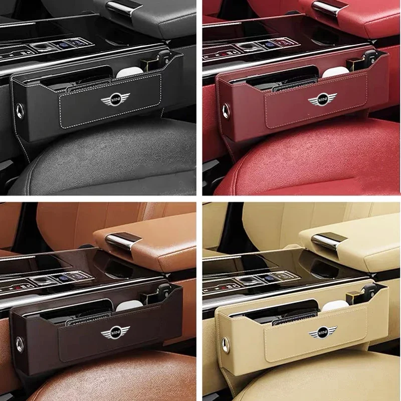 

Car Seat Gap Pocket Storage Box Phone Holder Accessories For Mini John Cooper R56 F56 Countryman R60 F60 Clubman F54 R55 Coopers