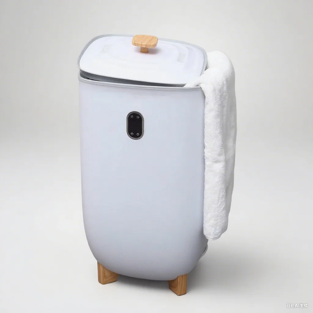 

Portable Electric Towel Warmer Bucket Large Capacity Compact Heating Unit With Timer FCC Certified Design