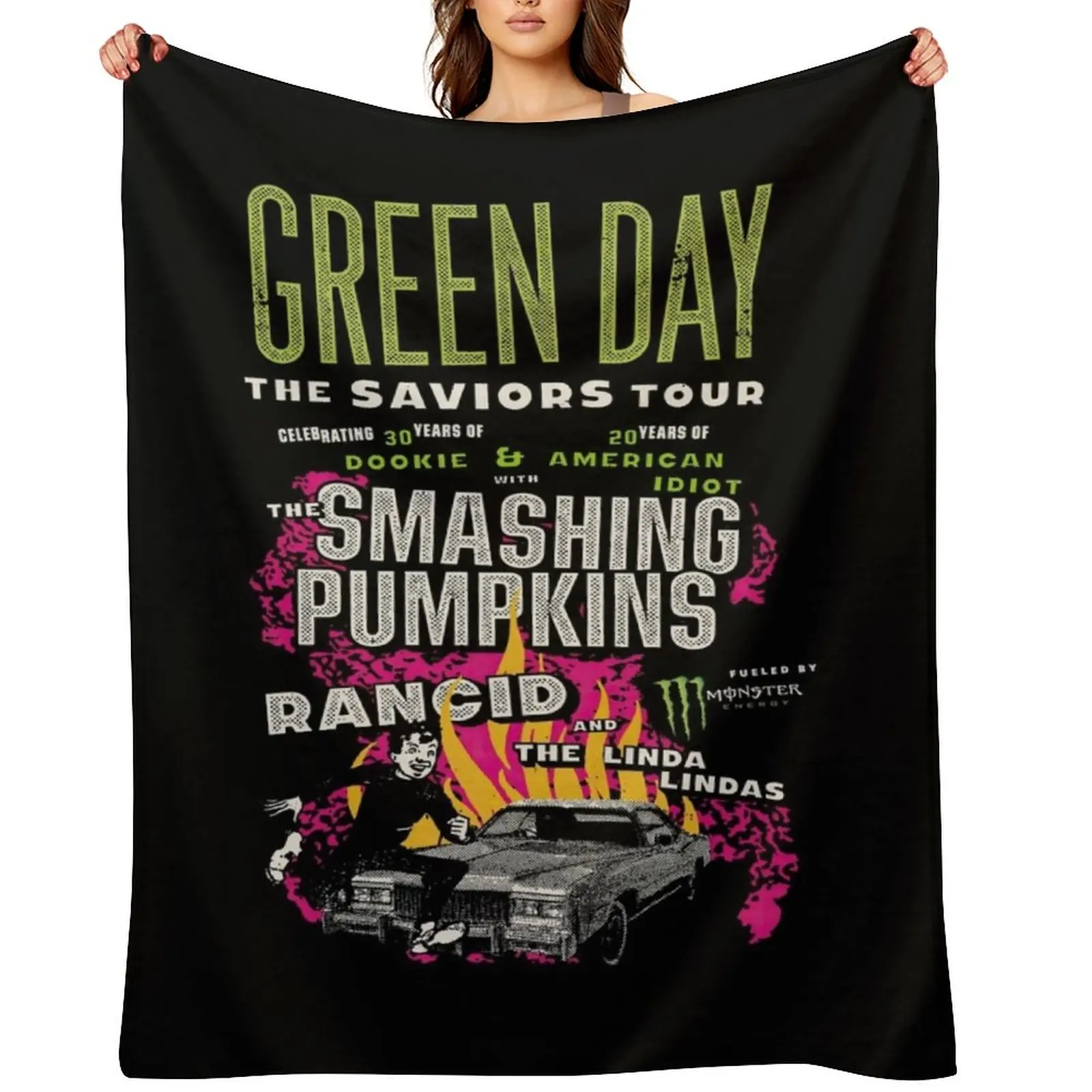 Saviors Smashing Throw Blanket Vintage Blankets For Baby Luxury Brand manga Blankets