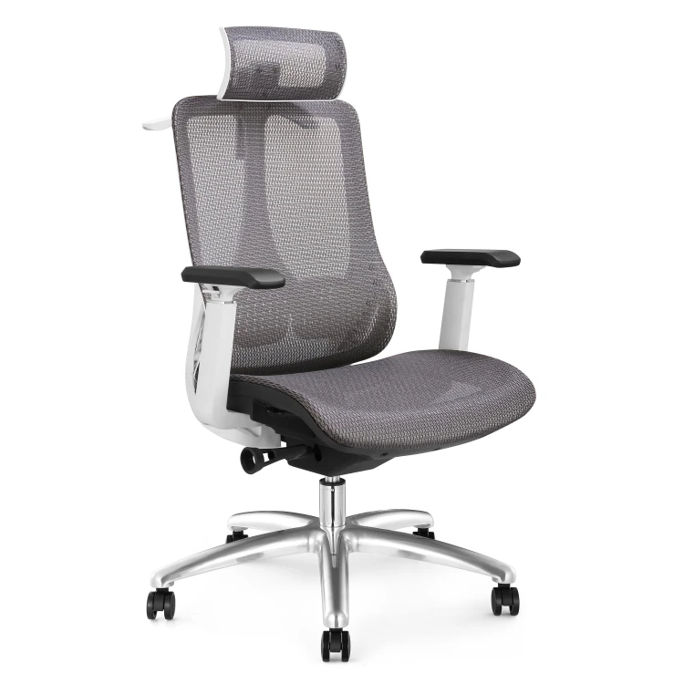 Silla para conferencias de oficina ejecutiva de malla moderna de lujo para personal, silla para juegos, sillas giratorias para gerente, brazos ajustables