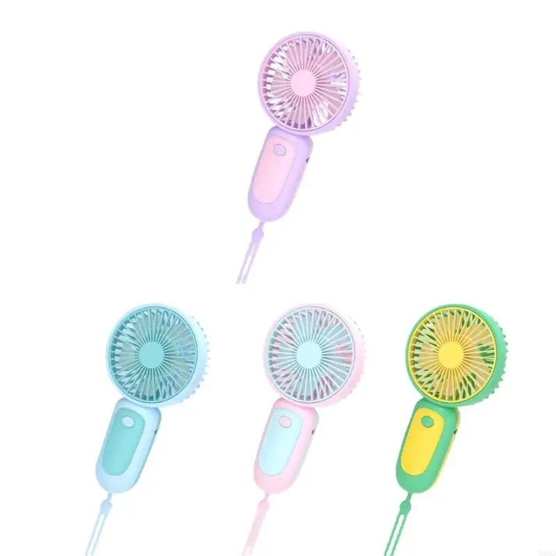 Phim hoạt hình Quạt làm mát không khí cầm tay mini động cho du lịch ngoài trời USB có thể sạc lại máy tính không khí máy tính