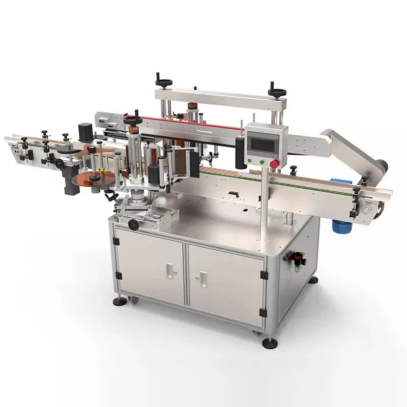 Hot High-Precision Automatic Self-Adhesive Label Printer Machine for Cosmetics Juice Milk Bottles