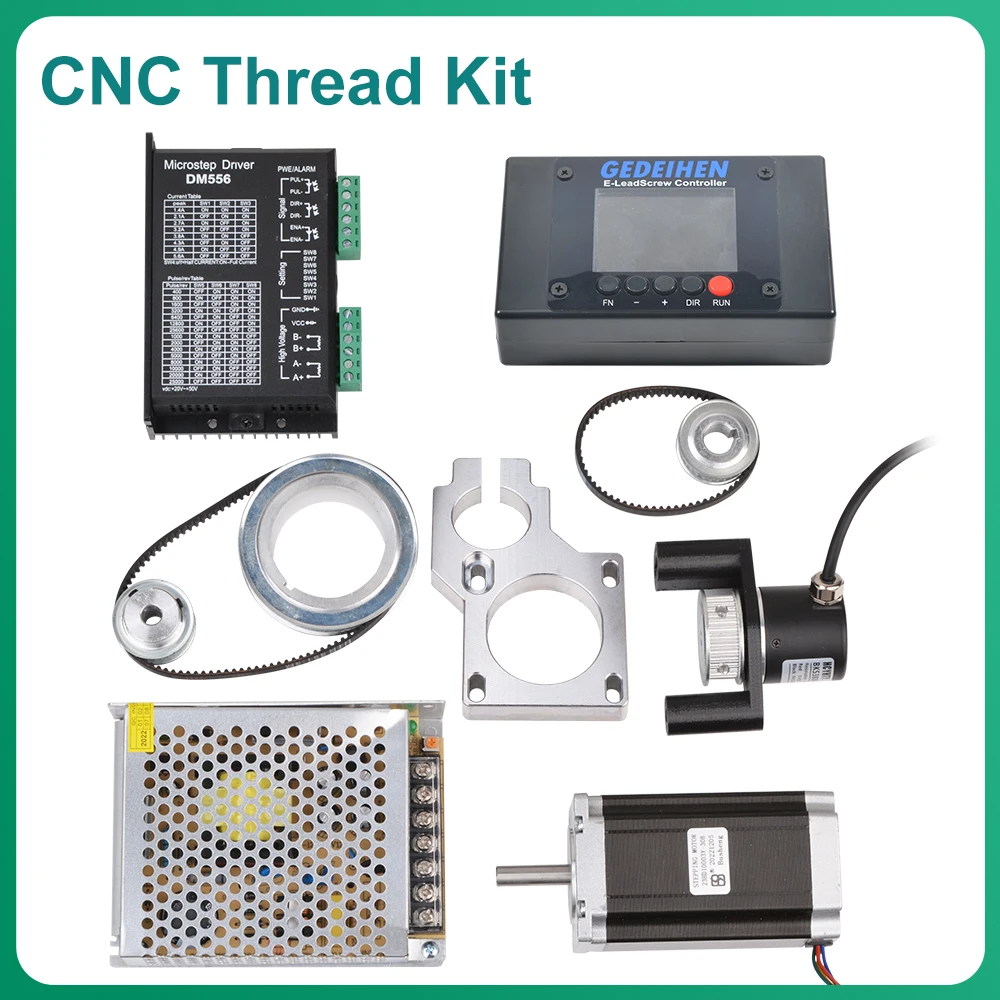 

Комплект электронных ходовых винтов для токарного станка для шпинделя 38 мм WM210V-422 BHC210 HS210 JY210V CTC210, обновление токарного станка по металлу