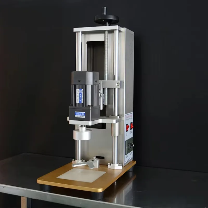

Semi-automatic small electric glass plastic perfume spray bottle sealing machine