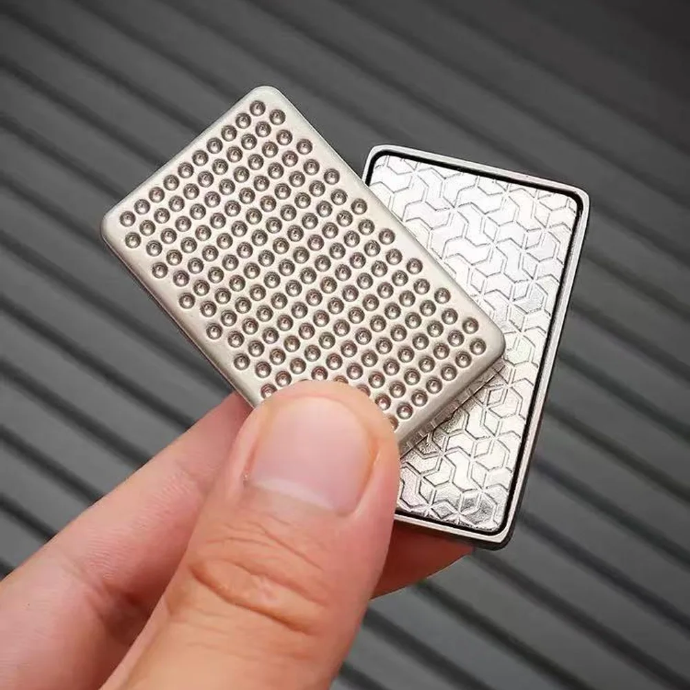 Magnetyczny slider EDC w kształcie plastra miodu, metalowa płyta przesuwna, zabawka antystresowa na niekończący się ruch, narzędzie do redukcji stresu i poprawy koncentracji TS53