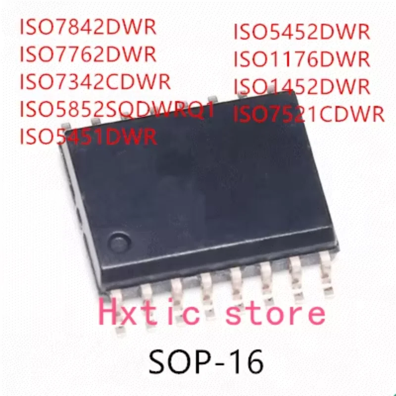 10PCS ISO7842DWR ISO7762DWR ISO7342CDWR ISO5852SQDWRQ1 ISO5451DWR ISO5452DWR ISO1176DWR ISO1452DWR ISO7521CDWR IC