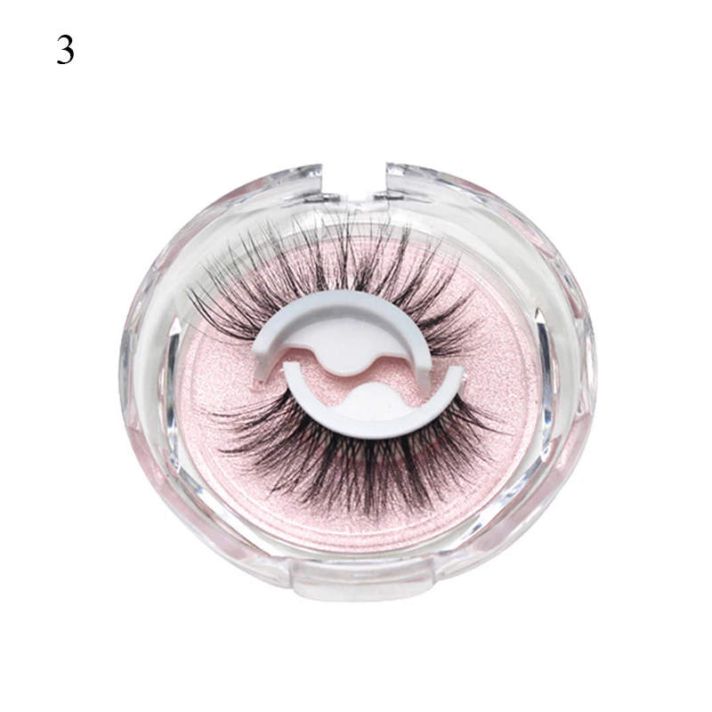 1 Paar Make-up selbstklebende falsche Wimpern aus künstlichem Nerz, keine Rückstände auf der Haut, 3D-falsche Wimpern, wiederverwendbar, natürliche lange Wimpern – Detail 11