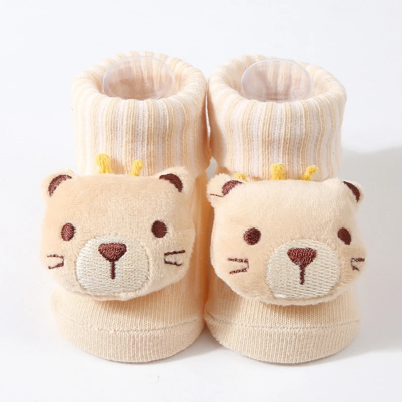 Cartoon Toddler Infant Floor Socks Kids Knitted Socks Soft Thick Kids Socks Breathable Stay Warm & Stylish in Winter