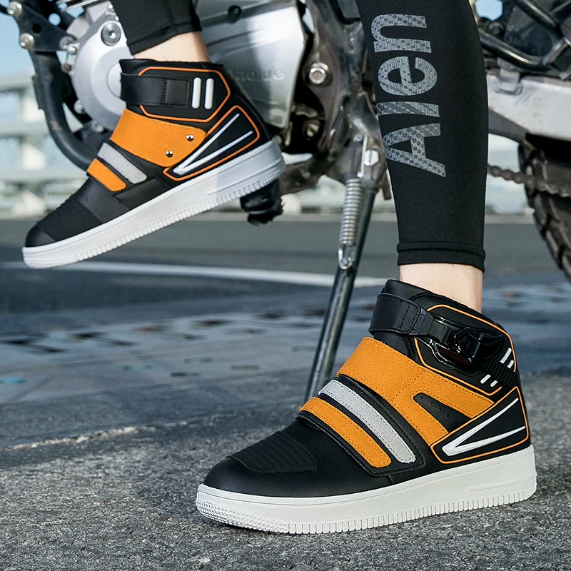 أحذية ركوب الدراجات النارية الاحترافية الجديدة المريحة الواقية من أربعة فصول حماية لركوب الدراجات النارية على الطرق الوعرة #5