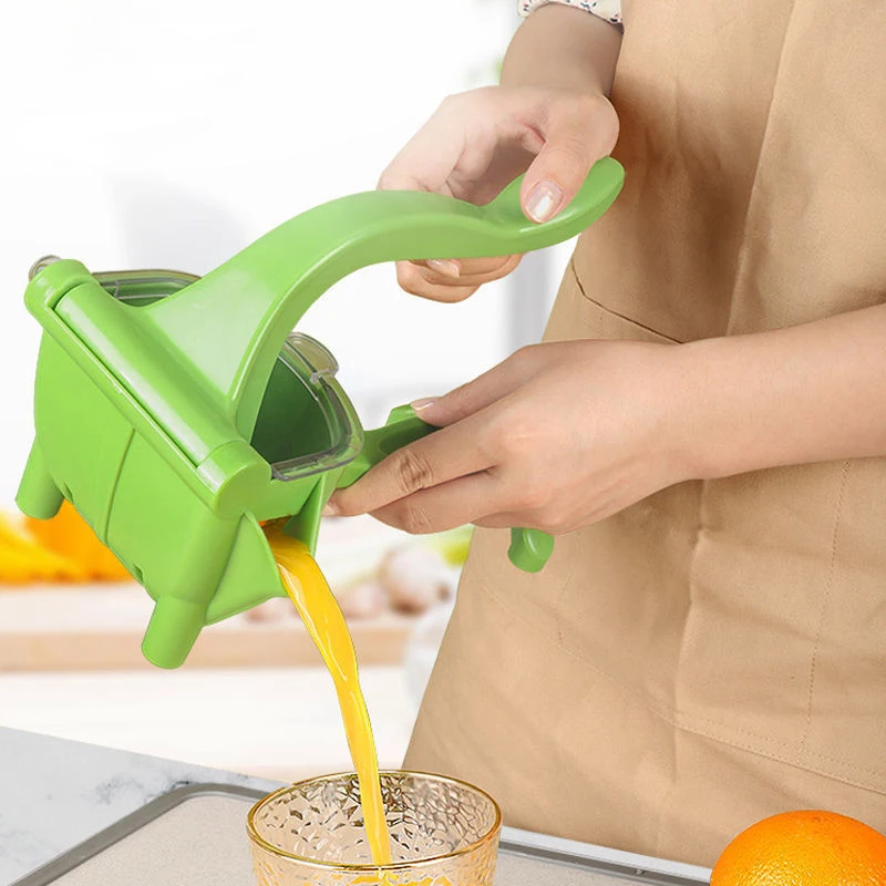 Manual Juice Squeezer Aluminum Alloy Hand Pressure Juicer Pomegranate Orange Lemon Sugar Cane Juice Kitchen Bar Fruit Tools New