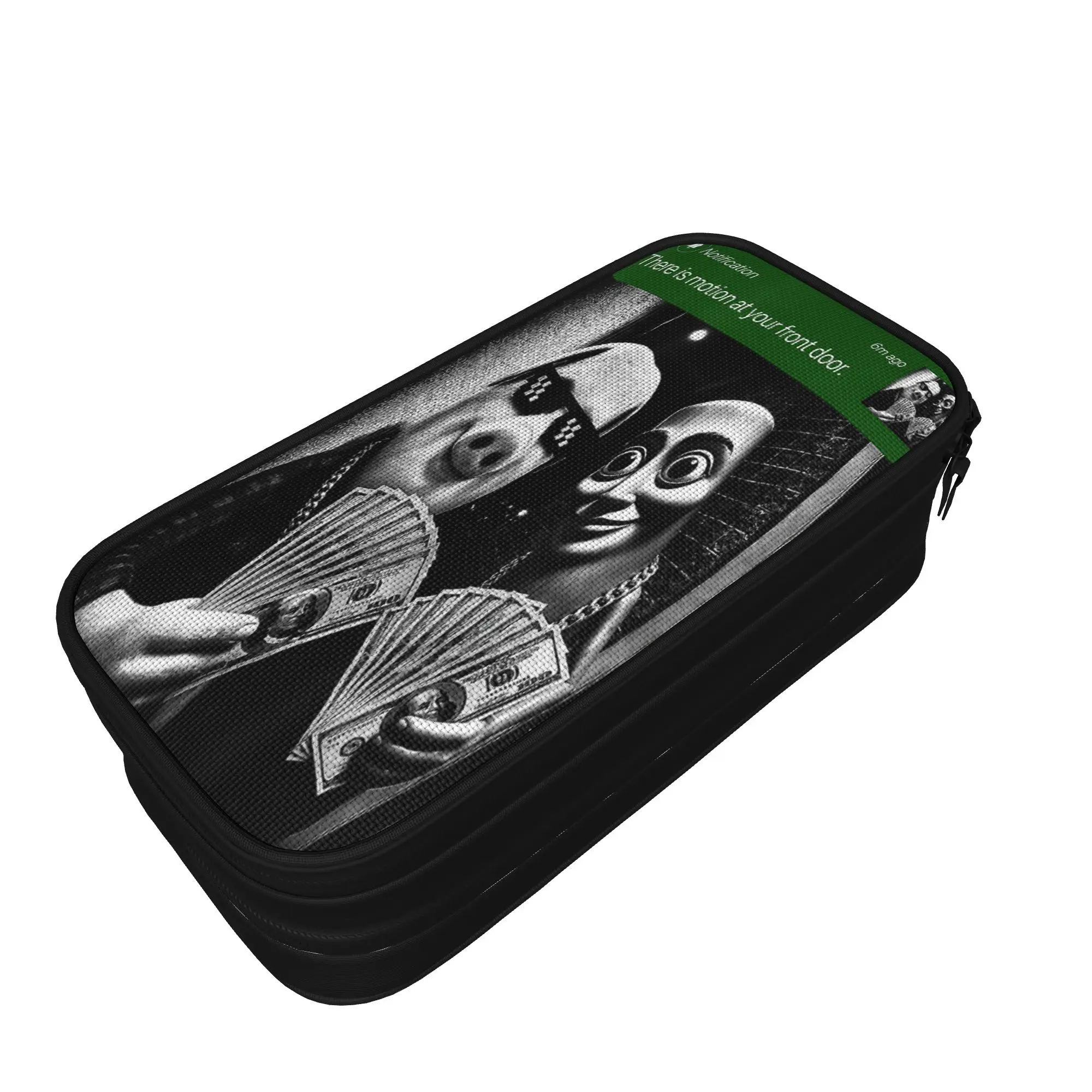 Lovely Pencil Case John Pork and Tung Tung Sahur Front Door Motion Pencil Pouch School Pencil Cases Students School Supplies