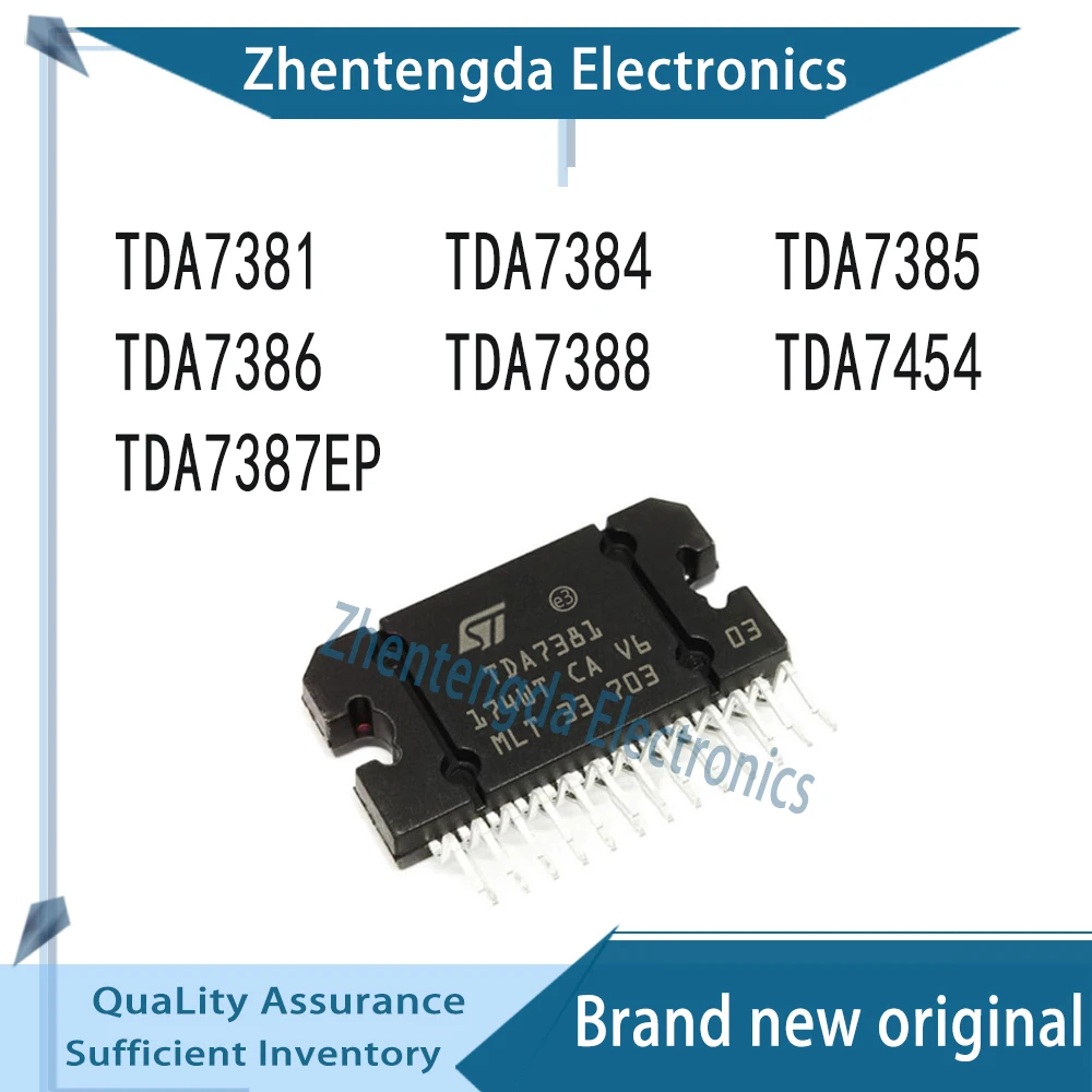 TDA7381 TDA7384 TDA7385 TDA7386 TDA7388 TDA7454 TDA7387EP IC Chipset ZIP-25