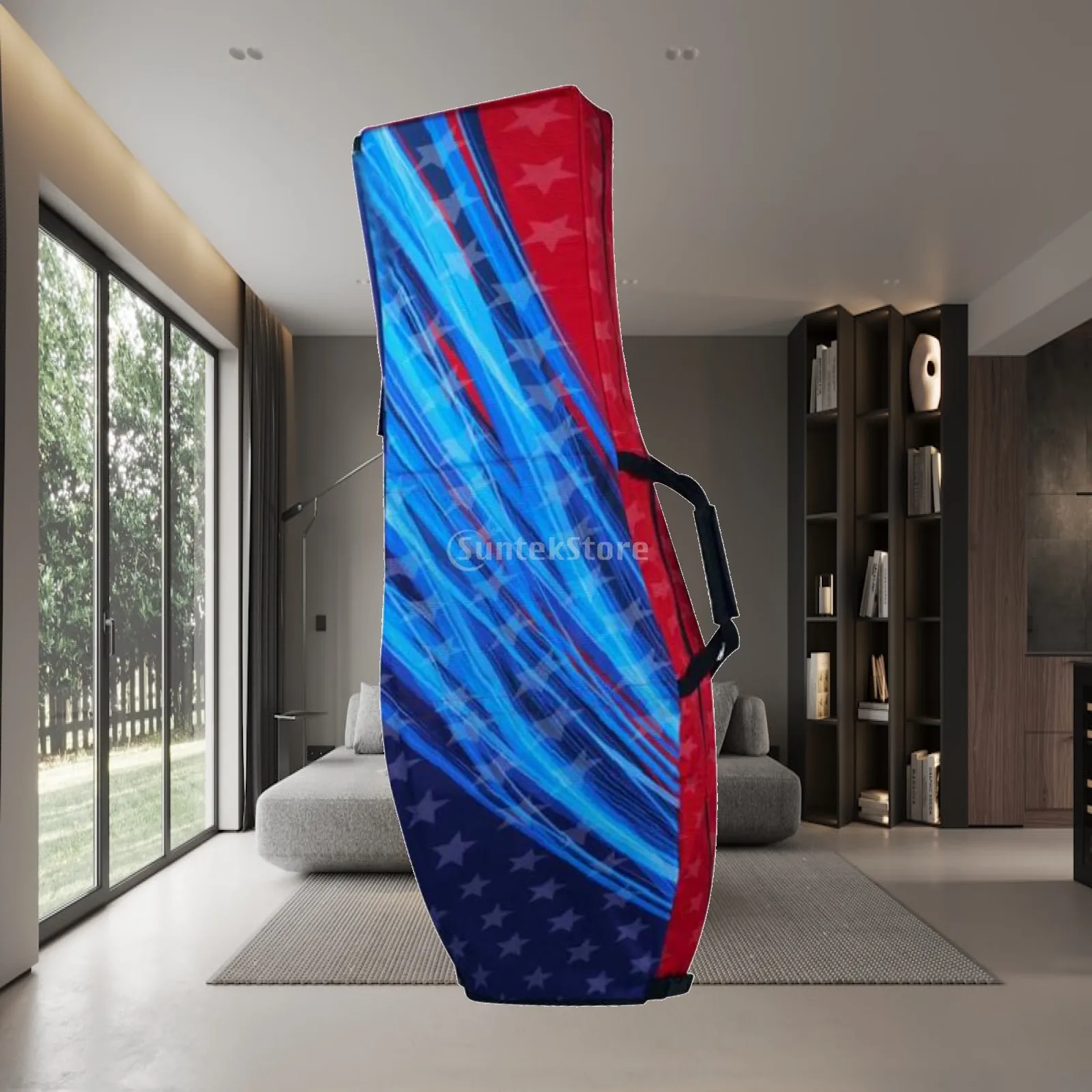

Oxford Golf Travel Bag Wear Resistant Luggage Pouch with Handle Zip for Men’s Sports and Practice