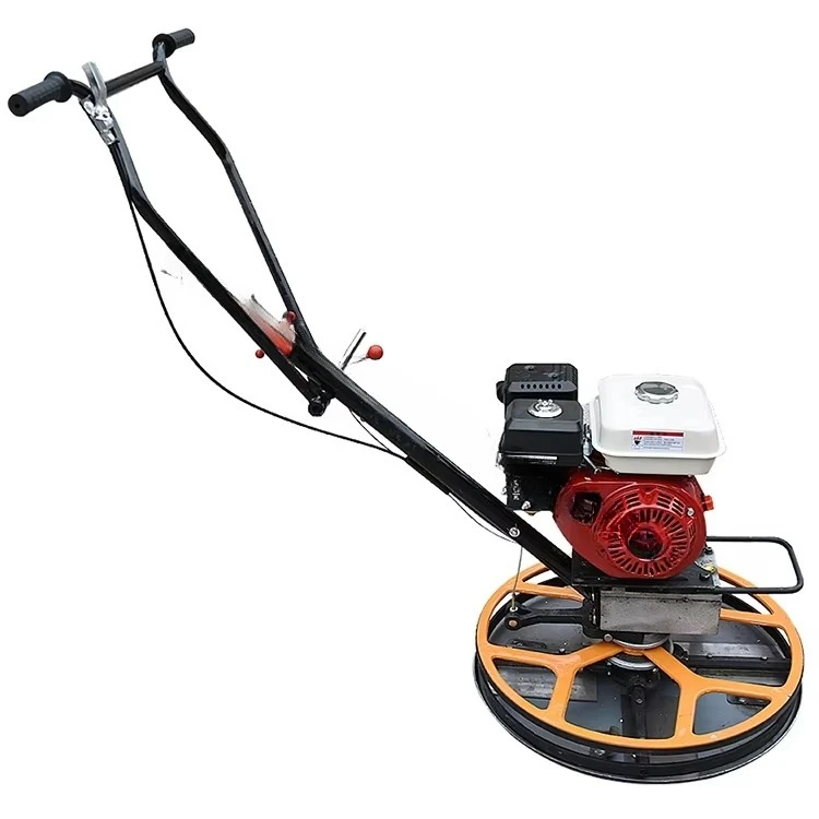 Factory Price Handheld DMR600 Petrol Ride on Concrete Leveling Power trowel, cement concrete finishing machine