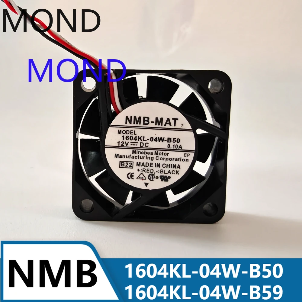 

1604KL-04W-B50 1604KL-04W-B59 Серверный вентилятор для NMB NMB-MAT Осевой инвертор шасси с высоким расходом воздуха 4010 5 В 0,1 А 4 см
