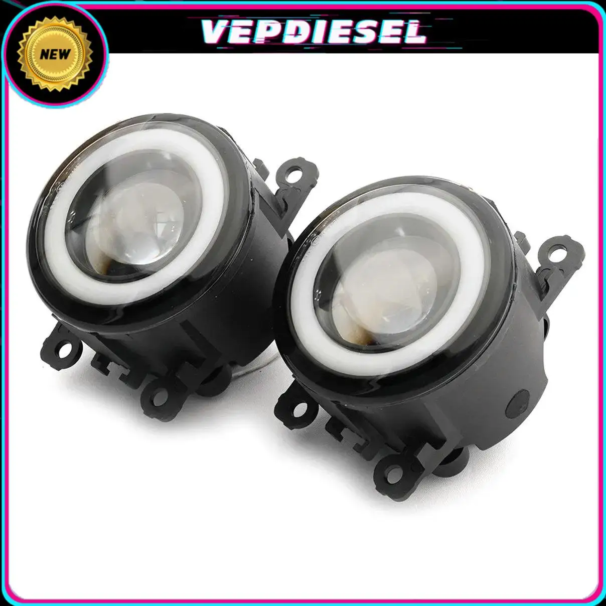 

2pcs LED Fog Light Halo DRL 6000K FOR Subaru BRZ WRX STI Impreza Legacy Outback Car Accessories