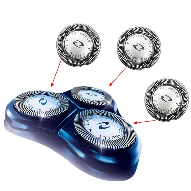 3 Pcs di Ricambio Rasoio Testa Per Norelco HQ3 HQ4 HQ55 HQ56 HQ6900 HQ6868 HQ5812 HQ6874 Lama di Rasoio