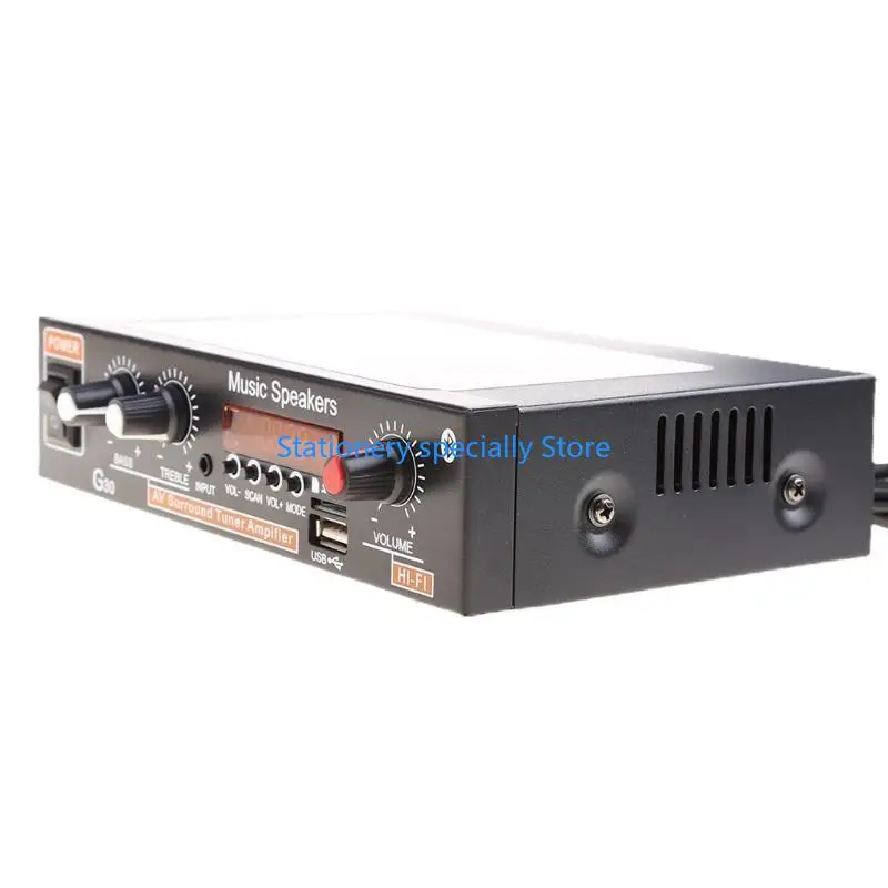 P0RB Bluetooth-Bluetooth Subwoofer Music Player Support FM TF Aux 2Ch con telecomando