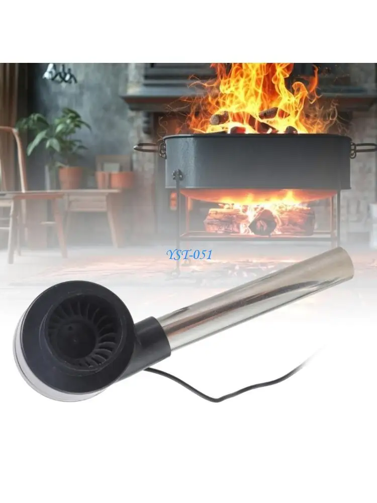 

E15A Adjust 5 Speed Blower Long Power Cord for Stove Enhancement & Barbecue Use