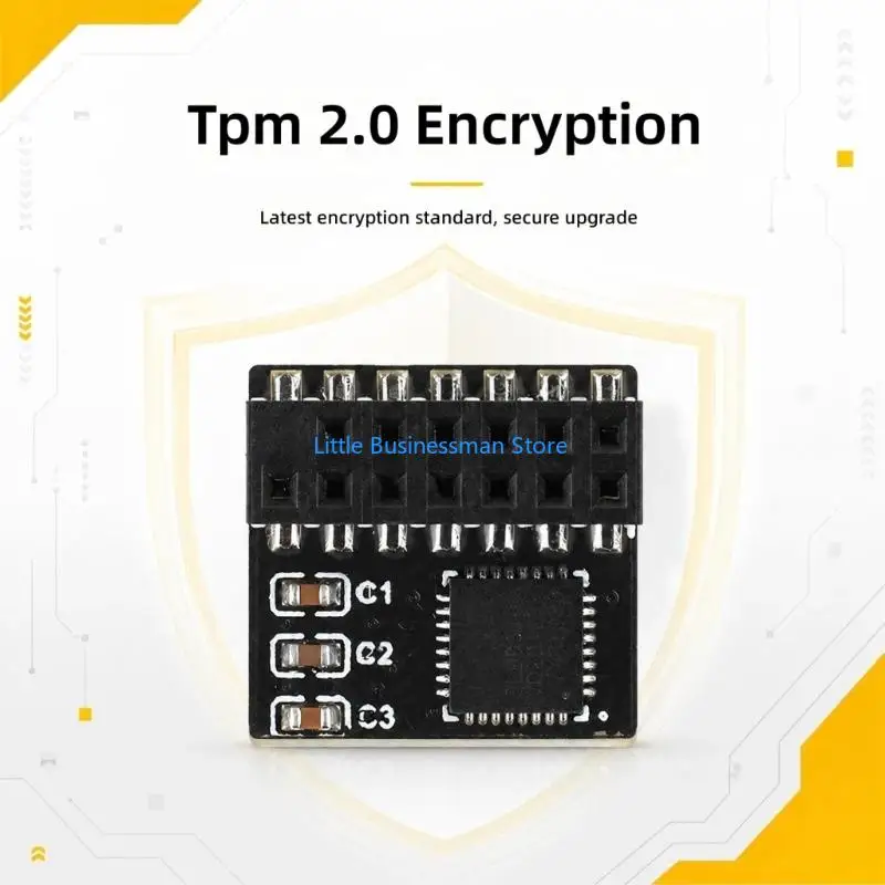 TPM2.0 14 Pin Header Security Board for Desktop Computer Part Planning M76A