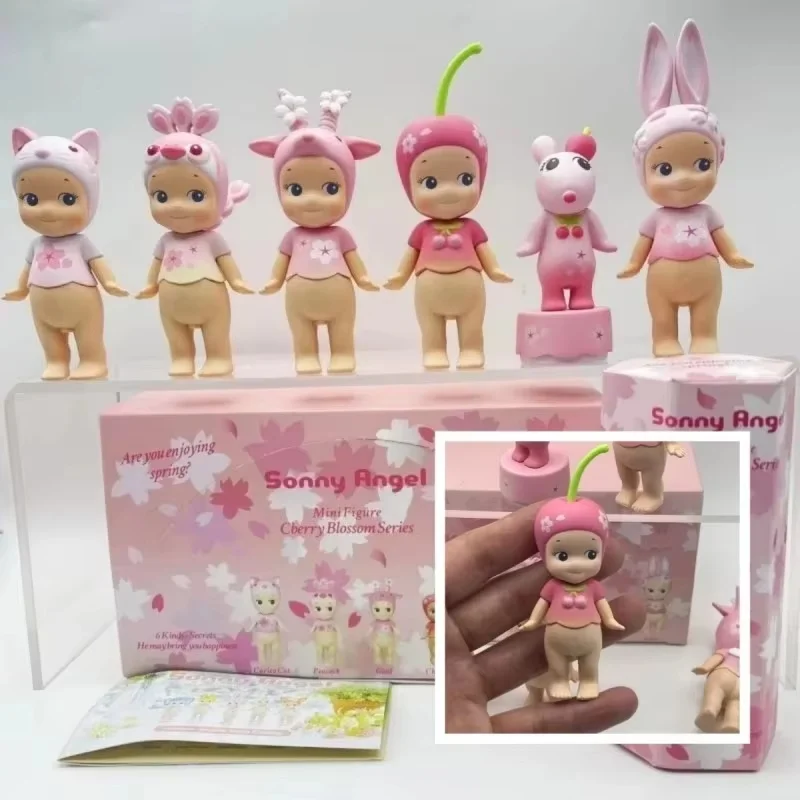 

Hot Sonny Angel Mini Figure Cherry Blossom Series Enjoy Spring Limited Editions Blind Box Mysteries Surprise Cute Fans Gifts Toy