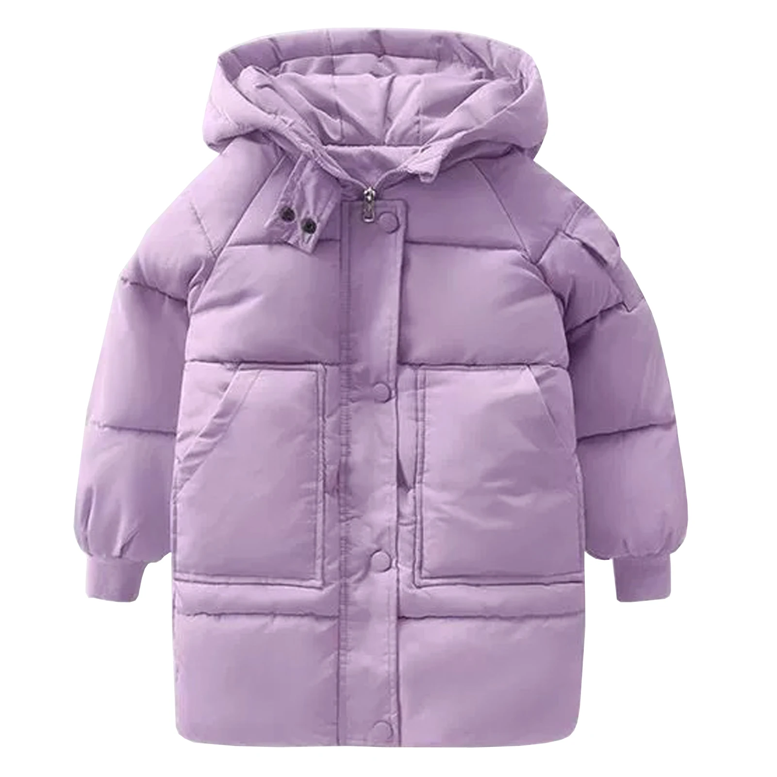 

Children's Down Jacket,Kids Warm Parka Coat,Girls Winter Outerwear,Windproof Boys Puffer Coat,Pockets Teens Cotton-Padded Coat