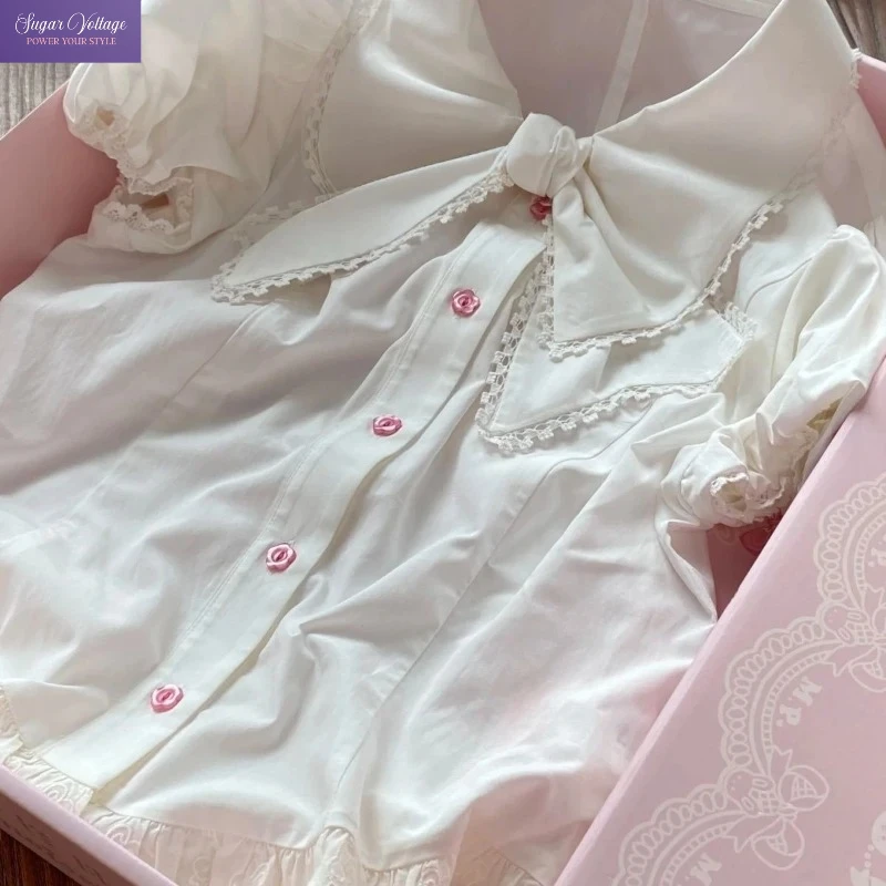 

Японская милая футболка в стиле Харадзюку для женщин, облегающая, с кружевом и бантом, с коротким рукавом, летний топ в стиле Y2K, винтажная, милая, модная, повседневная одежда