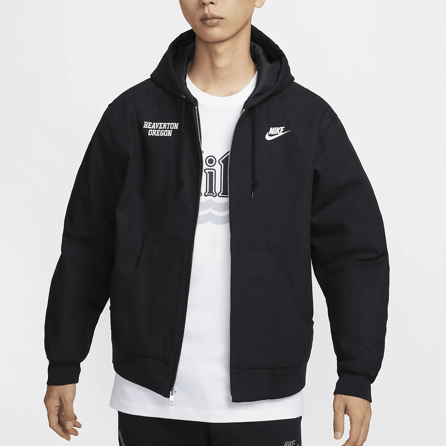 

Nike genuine 2024 New Men's Sport Casual Warm Hooded Jacket HV1738-010
