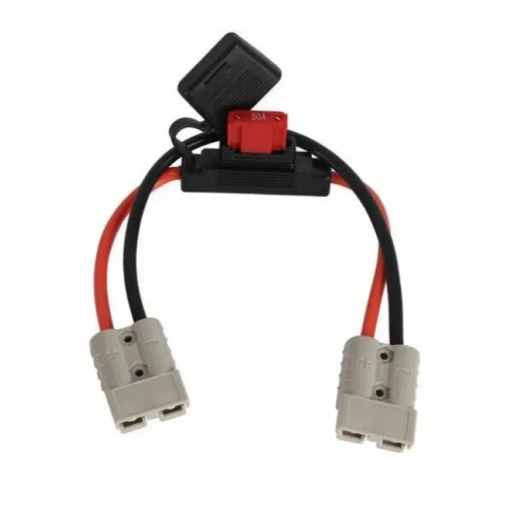 1pc For Plug Connector Power Cable 30cm 8AWG With 50AMP Maxi Fuse Home Decoration Wire Cable CONNECTION Accessories