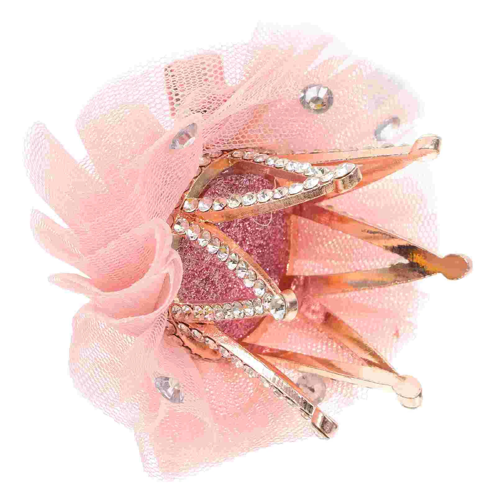 

Kids Bobby Pin Hair Clip for Girls Barrettes The Flowers Rhinestone Clips Crown Child Mini