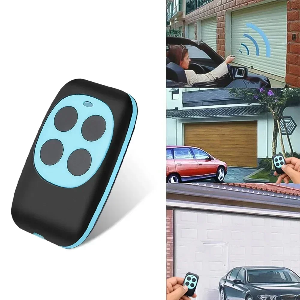 433MHz Copy Remote Control 4KeyCodeCollector Clone Door Key Fob Command Handheld Compact Transmitter Electric Garage Door Opener