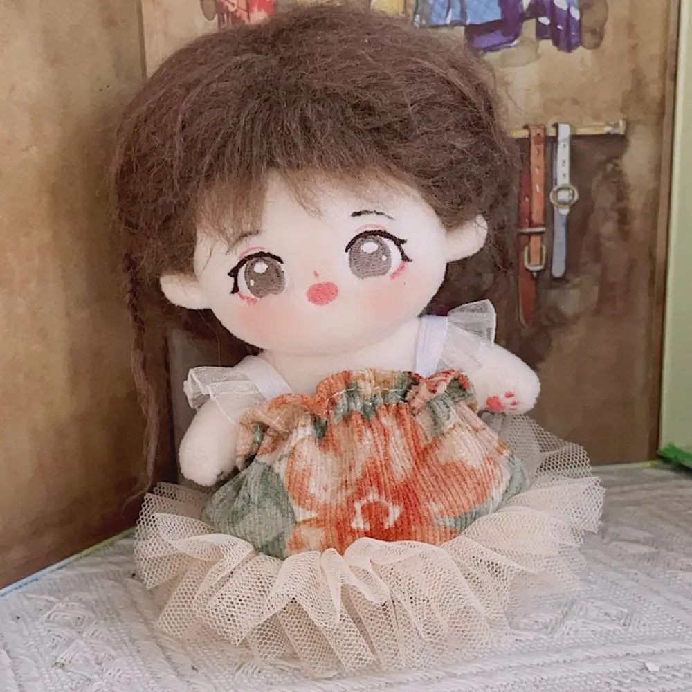 

1 Set Princess Skirt 10cm Cotton Doll's Clothes Toy Accessories Multi Color Cotton Doll Outfit Dress Outfit Mini