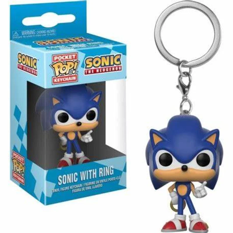 Funko Pop llavero Super Sonic Hedgehog Garage Kit muñeca adornos modelo juego relata juguetes coleccionables para niños