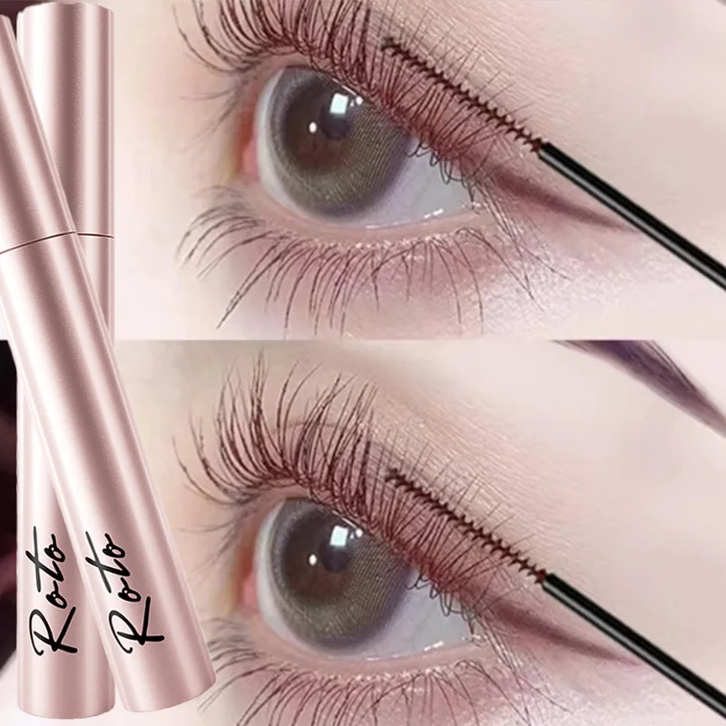 Mascara brun et noir, allongement naturel des cils, volume extra, imperméable, séchage rapide, tête de brosse ultra-fine, maquillage