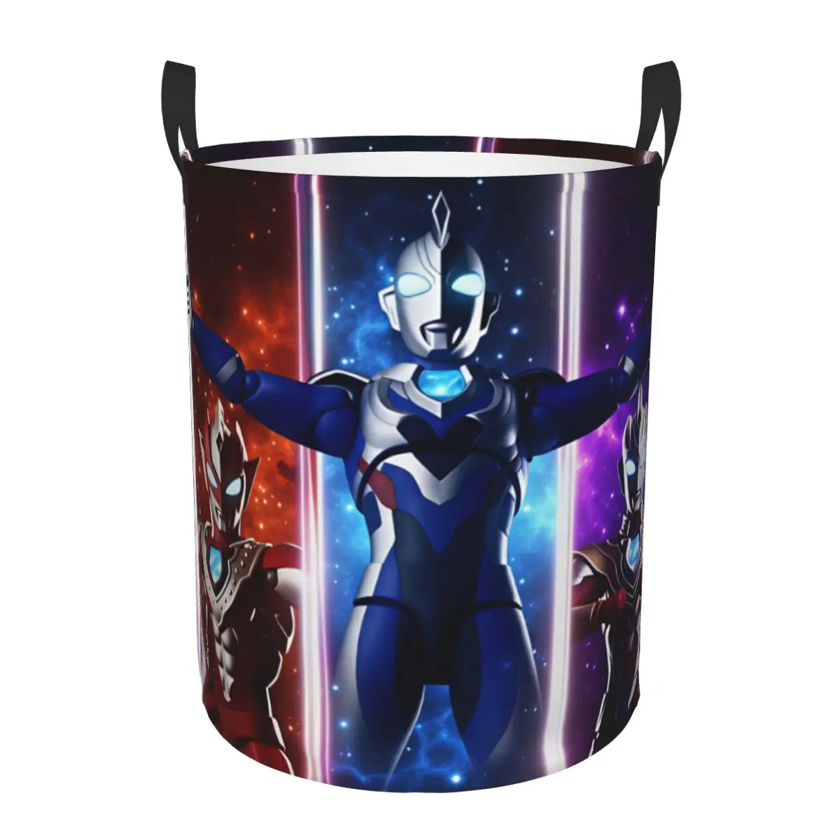 

Ultraman Z Alpha Edge Beta Smash Laundry Hamper Large Storage Basket Gamma Future Delta Rise Claw Men Women Laundry Organization