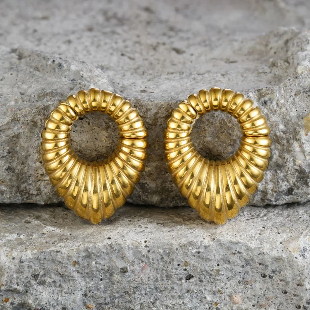 Giga 1/2 Stück 6mm (2g) Wassertropfen-Ohrgewichte, Ohrhänger, Edelstahl-Ohrdehner, Plugs, Körperschmuck, Punk – Detail 9