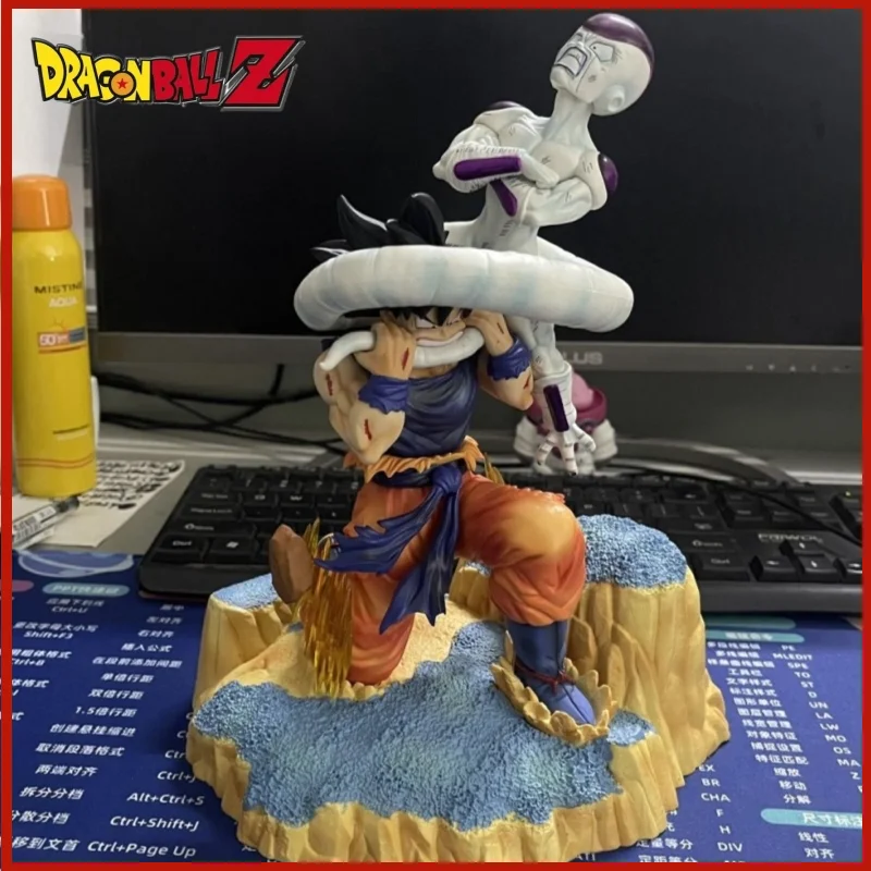 

Presale Dragon Ball Z Figure Namek Son Goku Bites Frieza Tail Gk 27cm Pvc Action Figures Statue Collection Model Toy Gift