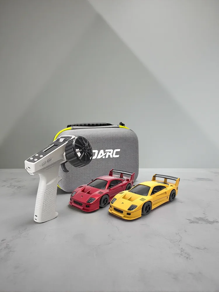 LDARC S100 1:64 1/64 RC Mini Fahrzeug/Rennwagen, CT03 2,4 GHz 10CH Fernbedienung Erwachsene Kinder Spielzeug Geschenk