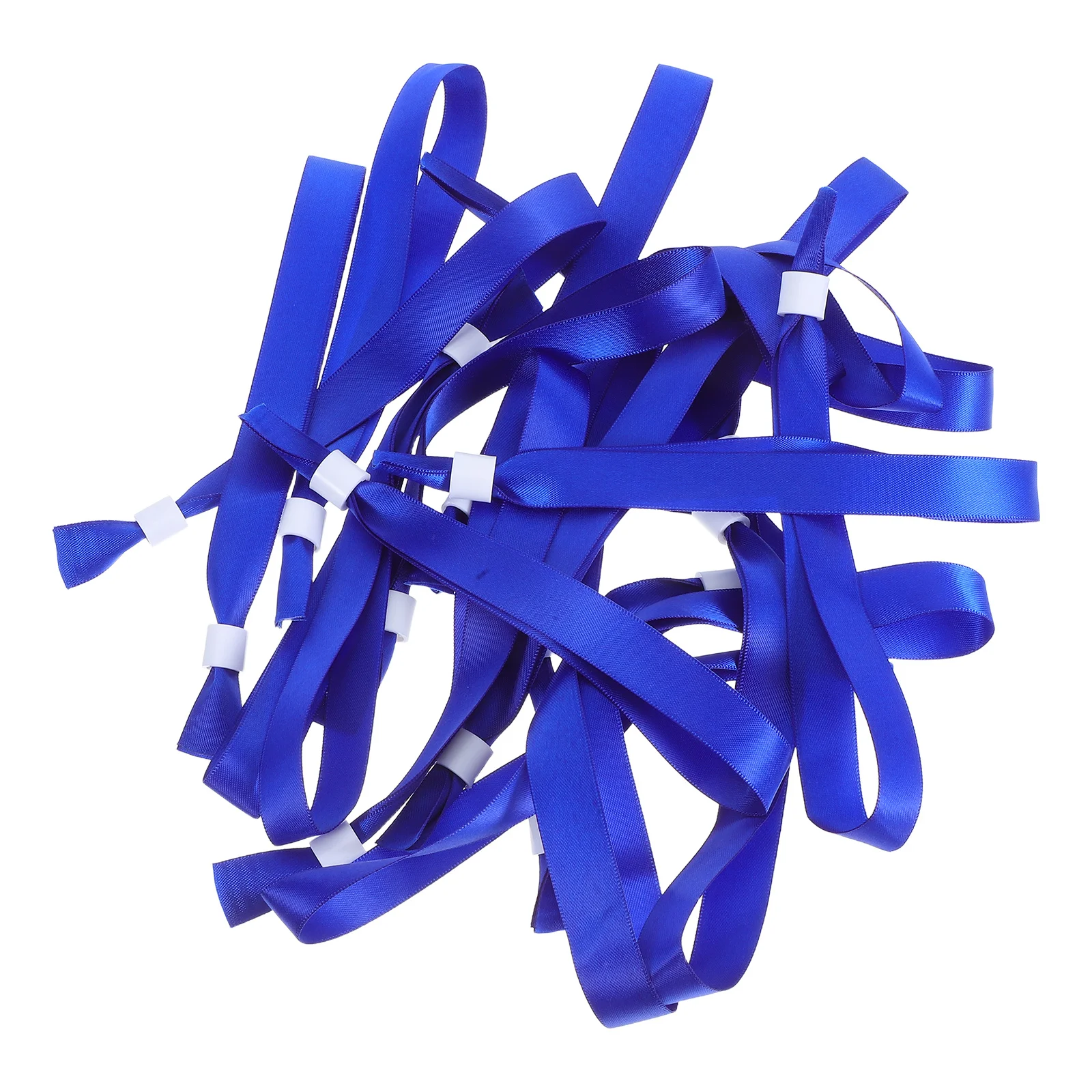 20 قطعة من أساور المعصم للحدث بلون سادة للحفلات والمهرجانات الموسيقية والأنشطة الرياضية وتحديد القماش القابل للتصرف #3