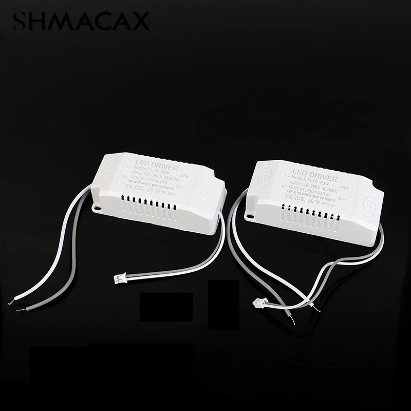 1PC Single Color LED Driver 8-24w 24-36w 36-50w 40-60w LED Constant Current Driver Power Unit Supply LED Transformer